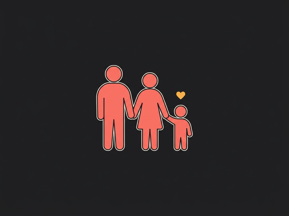 La familia y la gente — illustration