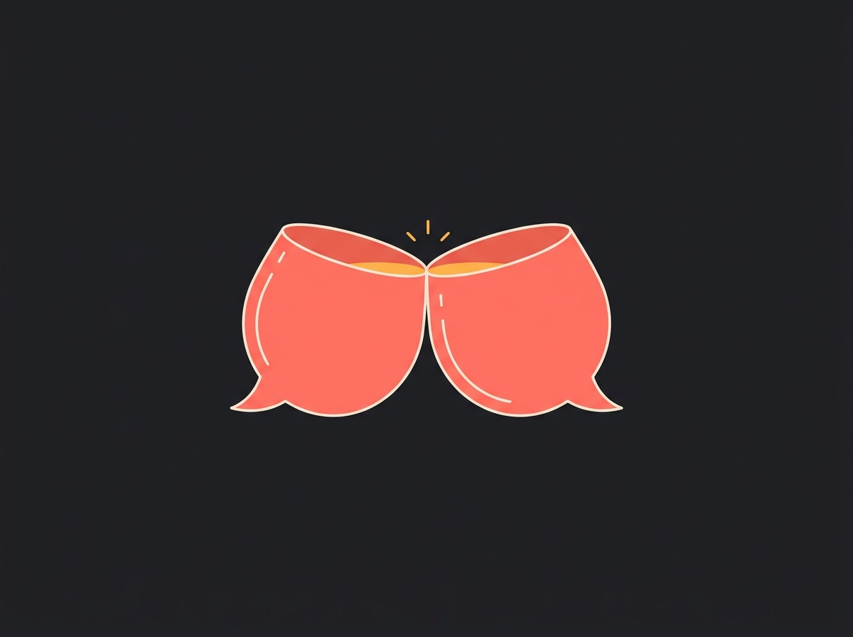 Saludos y small talk — illustration