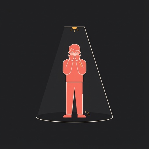 avergonzado — embarrassed / ashamed