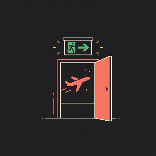 la salida — departure / exit