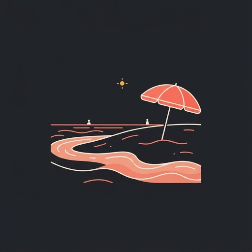 la playa — beach