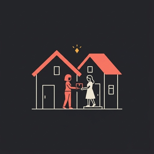 la vecina — neighbour (female)